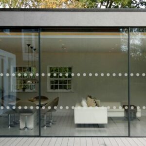 safety glass stickers on sliding door